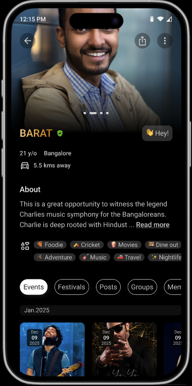 Profile and interests